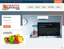 Tablet Screenshot of amasyaburada.com